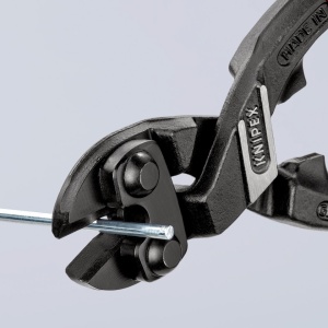 KNIPEX 71 41 200 CoBolt® Tăietor compact pentru bolțuri acoperite cu plastic vopsit negru 200 mm - Img 3
