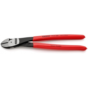 KNIPEX 74 21 250 Șfic de forță acoperite cu plastic vopsit negru 250 mm
