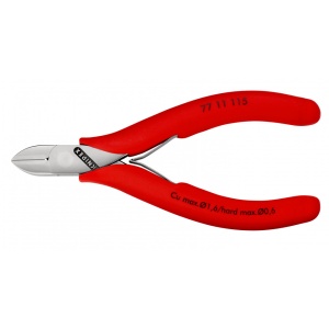 KNIPEX 77 11 115 Șfic pentru instalații electronice acoperit cu material plastic aderent 115 mm - Img 3