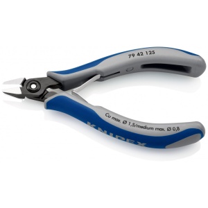 KNIPEX 79 42 125 Șfic de precizie pentru sisteme electronice cu manşoane multicomponent brunat 125 mm - Img 3