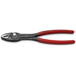 KNIPEX 82 01 200 TwinGrip Clești cu prindere frontală acoperit cu material plastic aderent vopsit negru 200 mm - Img 1