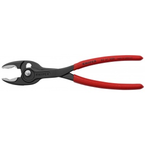 KNIPEX 82 01 200 TwinGrip Clești cu prindere frontală acoperit cu material plastic aderent vopsit negru 200 mm - Img 8