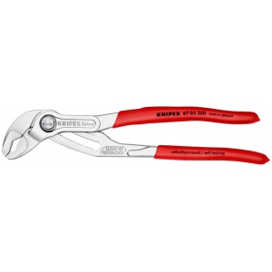 KNIPEX 87 03 250 Cobra® Clește high tech pentru pompe de apă acoperit cu material plastic aderent cromat 250 mm - Img 3