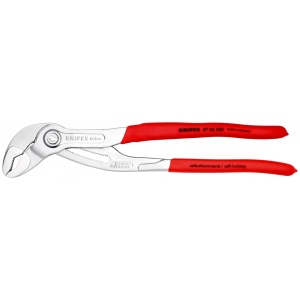 KNIPEX 87 03 300 Cobra® Clește high tech pentru pompe de apă acoperit cu material plastic aderent cromat 300 mm - Img 3