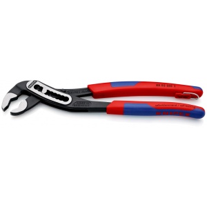 KNIPEX 88 02 250 T Alligator® Cleşte pentru pompe de apă cu manşoane suple, multicomponent, cu cârlig de fixare integrat pentru montarea unei siguranţe împotriva căderii vopsit negru 250 mm - Img 2