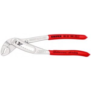 KNIPEX 88 03 180 Alligator® Cleşte pentru pompe de apă acoperit cu material plastic aderent cromat 180 mm - Img 3