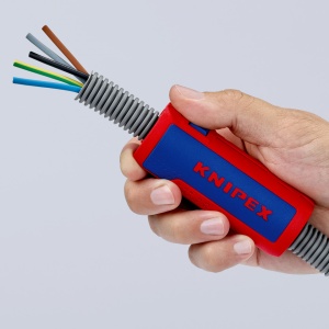 KNIPEX 90 22 02 SB TwistCut® Tăietor de țevi ondulate 100 mm - Img 7