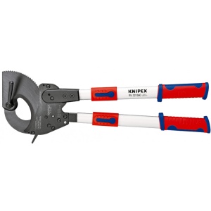 KNIPEX 95 32 060 Foarfeca pentru cabluri (principiul clichetului) cu laturi telescopice cu manşoane multicomponent 630 mm