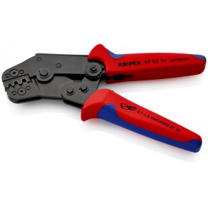 KNIPEX 97 52 14 Clește de sertizat varianta scurtă cu manşoane multicomponent brunat 195 mm - Img 3