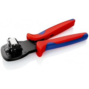 KNIPEX 97 54 24 Clește de sertizare pentru fișe miniaturale Sertizare paralelă cu manşoane multicomponent brunat 190 mm - Img 3