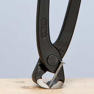 KNIPEX 99 01 300 Clește de fierari-betoniști (Clește de fierari-betoniști) acoperite cu plastic vopsit negru 300 mm - Img 6