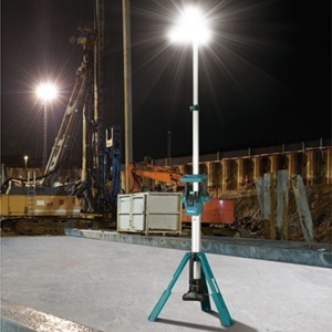 Lampa de lucru cu trepied Makita, 3.000 lm, fara acumulatori, compatibila cu LXT 18V - Img 3