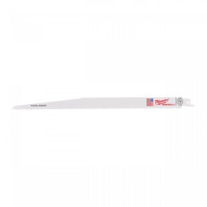 Lemn / Metal / Plastic: Pânze universale Milwaukee 300 x 8 / 12 Tpi - 5 bucati