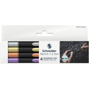 Liner metalic Schneider Paint-It 020 1-2 mm 4 buc/set