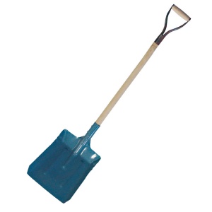 LOPATA CARBUNE OTEL CU MANER LEMN TIP-DY 290X340/1240MM