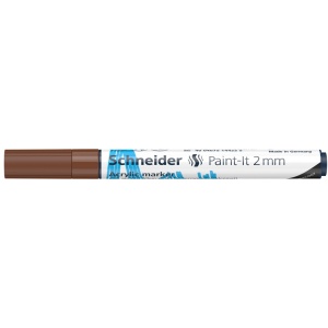 Marker cu vopsea acrilică Paint-It 310 2 mm Schneider - Img 8