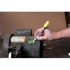 Marker cu vopsea lichida, PAINT RITER Valve Action, galben - Img 2