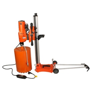 Masina de carotat BISONTE EC3000 230V 2800 W, Ø maxim pentru carotare beton 300 mm, suport inclus - Img 2