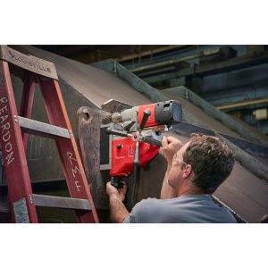 Masina de gaurit cu talpa magnetica Milwaukee MDP41, diametru gaurit metal 41 mm, magnet permanent, alimentare Retea 220-240 V - Img 5