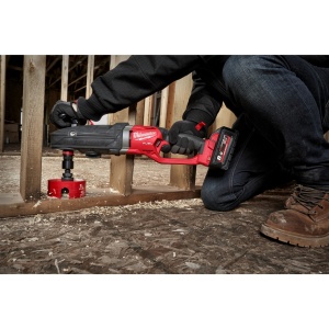 Masina de gaurit la unghi cu acumulator Milwaukee FUEL™ M18 FRAD2-0, 2 viteze, livrata fara acumulator, specializata pentru gauri in lemn - Img 14