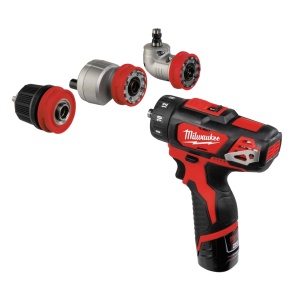 Masina de gaurit multifunctionala cu acumulator Milwaukee M12 BDDX-202C KIT, livrata cu acumulatori, valiza - Img 7