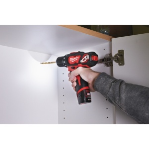 Masina de gaurit si insurubat cu acumulator Milwaukee M12 BDD-202C, cuplu 30 Nm, livrata cu acumulatori, valiza - Img 6