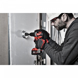 Mașină de găurit si insurubat cu percuție cu acumulatori Milwaukee M18 CBLPD-0X, cuplu 60 Nm, livrata fara acumulatori