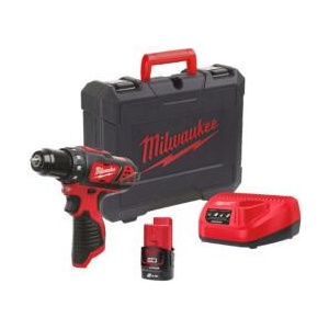 Masina de gaurit si insurubat Milwaukee M12 BDD-201C 12 V, 1 acumulator, 1 incarcator - Img 1