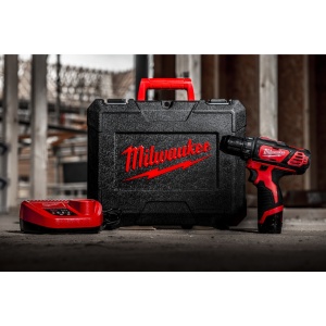 Masina de gaurit si insurubat Milwaukee M12 BDD-201C 12 V, 1 acumulator, 1 incarcator - Img 5