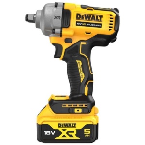 Masina de insurubat cu impact Dewalt DCF891P2T, patrat 1/2", max 812 Nm, cu 2 acumulatori 18V XR / 5.0 Ah si incarcator in valiza de transport - Img 3