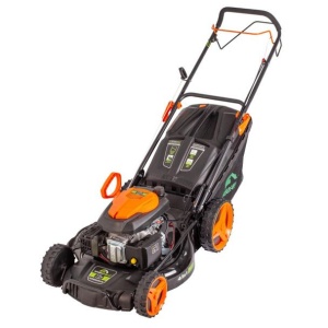 Masina de tuns gazonul pe benzina cu autotractiune Greenfield G-MTG530ARW-TX, 5.36 cp, 196 cmᶟ, 52.5 cm latime lucru, 7 trepte taiere, 70 l sac colector - Img 2