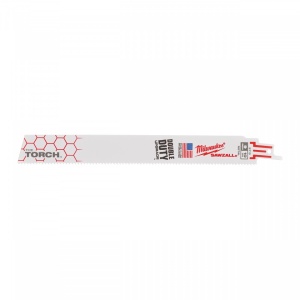 Metal: Pânze Heavy Duty TORCH™ pentru lucrări de demolare Milwaukee TORCH 230 x 10 Tpi - 5 bucati