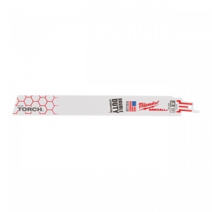 Metal: Pânze Heavy Duty TORCH™ pentru lucrări de demolare Milwaukee TORCH 300 x 10 Tpi - 5 bucati