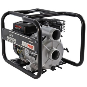 Motopompa 3" pentru apa murdara Wasserkonig WSKM80T, maxim 55 m³/ora , inaltime refulare max 30 m, motor euro V, benzina, putere 7 CP - Img 1