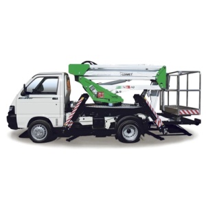 Nacela cu brat telescopic articulat montata pe autosasiu COMET Euro SKY 14/2/6 HQ JIB H 14m L 9m 200KG