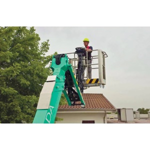 Nacela cu senile tip spider IMER ACCESS IM R23 DA H lucru 22.9m/maxim 230kg, Honda iGX 800 20cp - Img 2