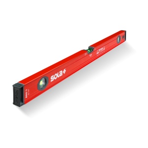 Nivela cu bula ( Boloboc ) cu profil tubular, Sola RED 3 80, 80cm - Img 1