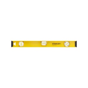 Nivela cu bula reglabila 180° Stanley 1-42-920, 60 cm, I- BEAM, 3 fiole - Img 2