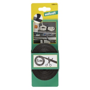 Panglica de prindere cu scai Wolfcraft 3286000, lungime 5m, negru - Img 4