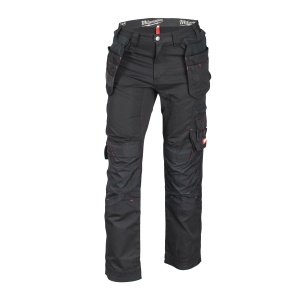 Pantaloni de lucru Milwaukee FREEFLEX™, negri, marimea 50 - Img 1