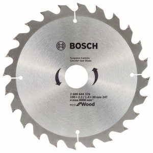 Panza fierastrau circular Bosch lemn, 190x30x2.2 mm, 24 dinti