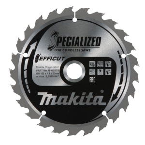 Panza fierastrau circular, lemn Makita, 190x20x2.2 mm, 24 dinti