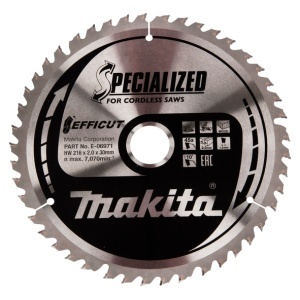 Panza fierastrau circular, lemn Makita, 216x30x2 mm, 45 dinti