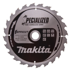 Panza fierastrau circular, lemn Makita, 270x30x2.15 mm, 24 dinti