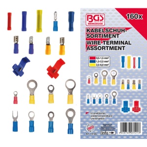 Papuci electrici BGS set 160 buc. - Img 1