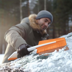 Perie si racleta pentru gheata, 670mm, 221g, Fiskars SnowXpert - Img 3