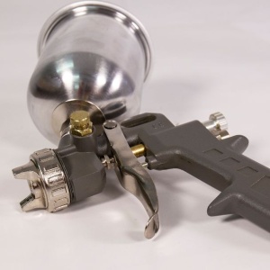 Pistol de vopsit, cupa sus, 0.5 l, duza 1.5 mm, Airmaster AIR61-500-1.5 - Img 3