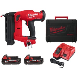 Pistol pentru cuie 18 GS M18 FUEL™ M18 FN18GS-202X ( KIT: 2 x M18 B2 Acumulator, M12-18 FC Încarcător, Cutie HD)