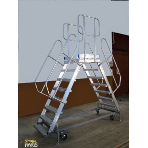 Platforma mobila RARIS, aluminiu, la 60°, Gmax = 200 kg, dubla - tip PN60D - Img 3