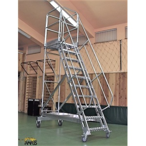 Platforma mobila RARIS, aluminiu, la 60°, Gmax = 400 kg, tip PM60 - Img 4